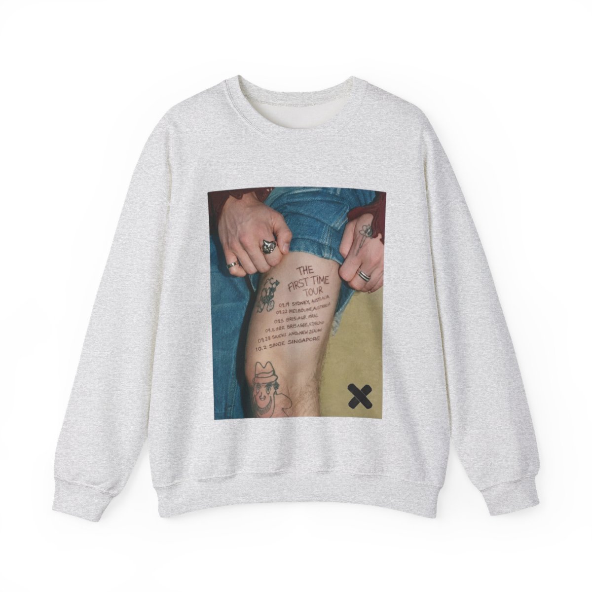 The Kid LAROI The First Time Hoodie Rapper Tour Merch Casual Long Sleeve Hoodies - alternate angle 2, merchandise