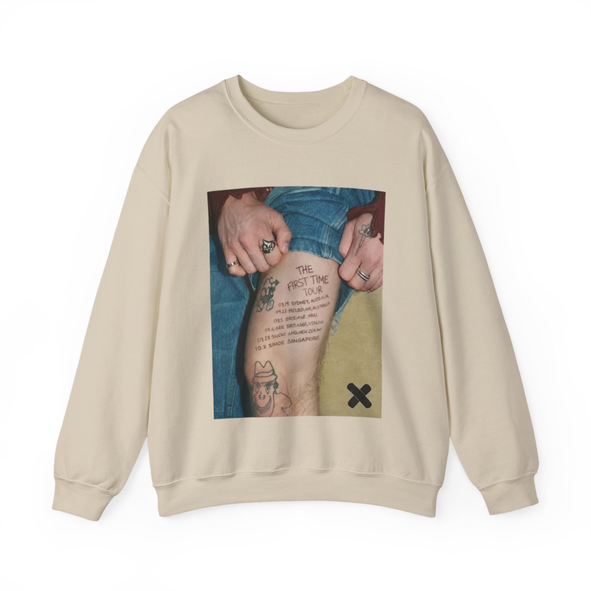 The Kid LAROI The First Time Hoodie Rapper Tour Merch Casual Long Sleeve Hoodies - alternate angle 4, merchandise