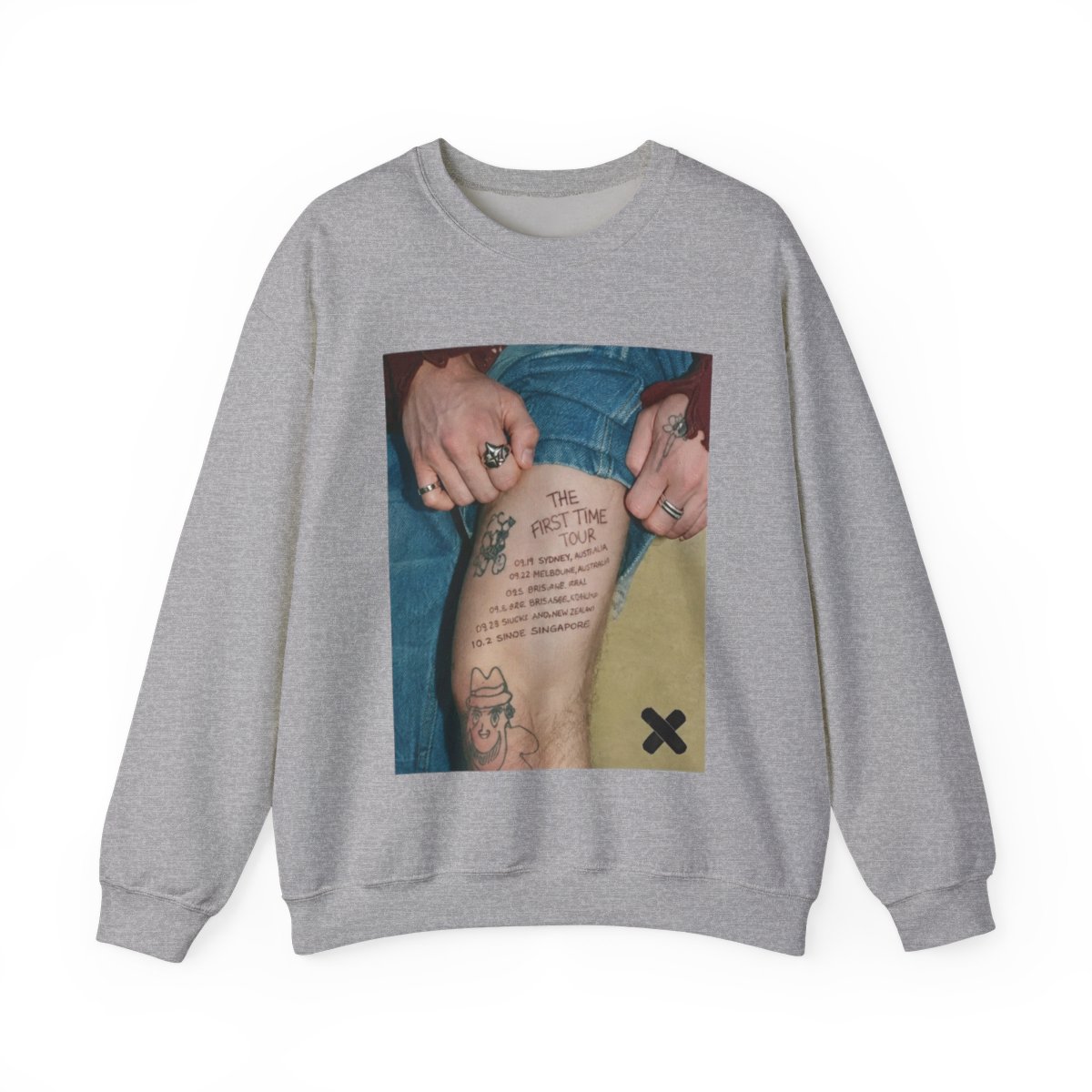 The Kid LAROI The First Time Hoodie Rapper Tour Merch Casual Long Sleeve Hoodies - alternate angle 5, merchandise
